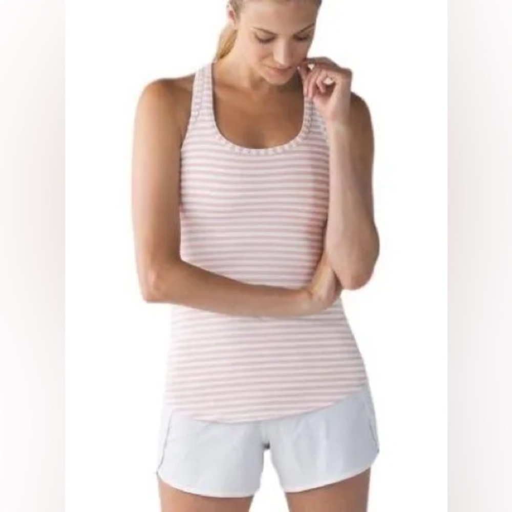 Lululemon Studio Racerback Striped Tank